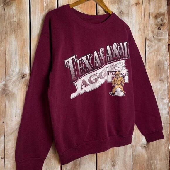 Other - Texas Aggies College Crewneck Sweater Garnet _94